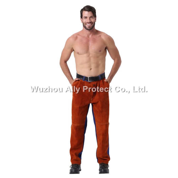AP-6062 Coffee Leather&Blue FR Pants