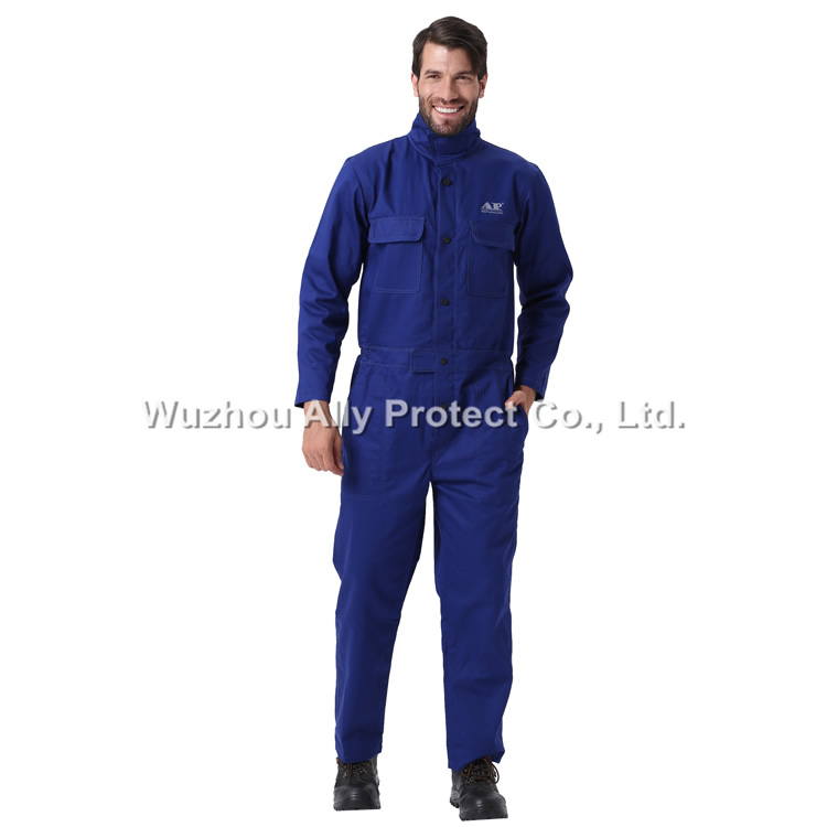 AP-8200 Blue FR Sateen Coverall