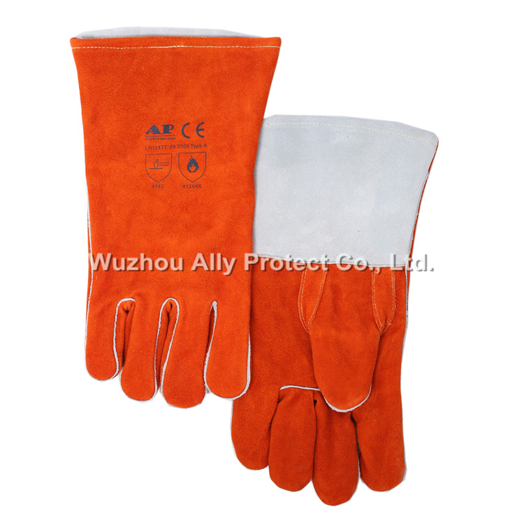 AP-0328 Russet Leather Welding Gloves