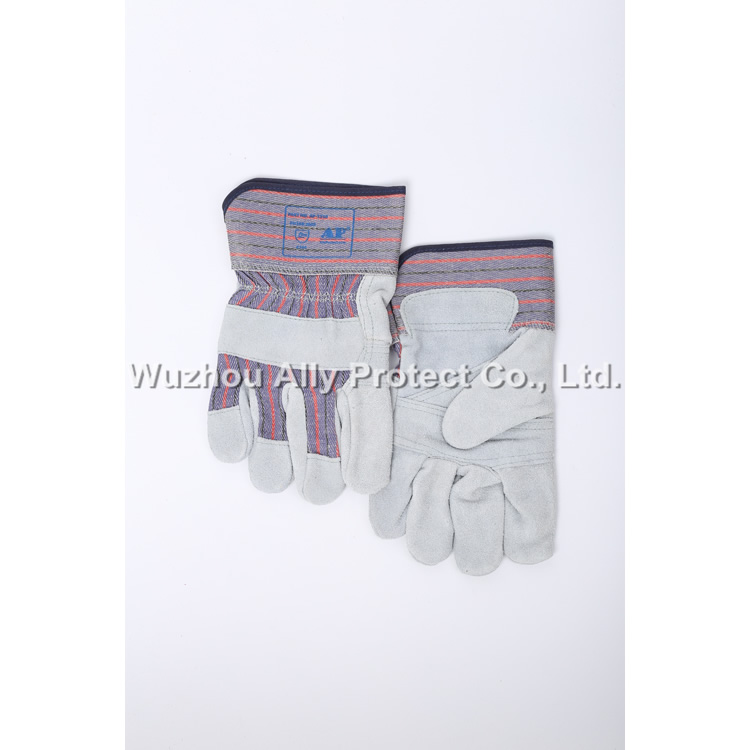 AP-1510 Gray Patched Palm Working Gloves