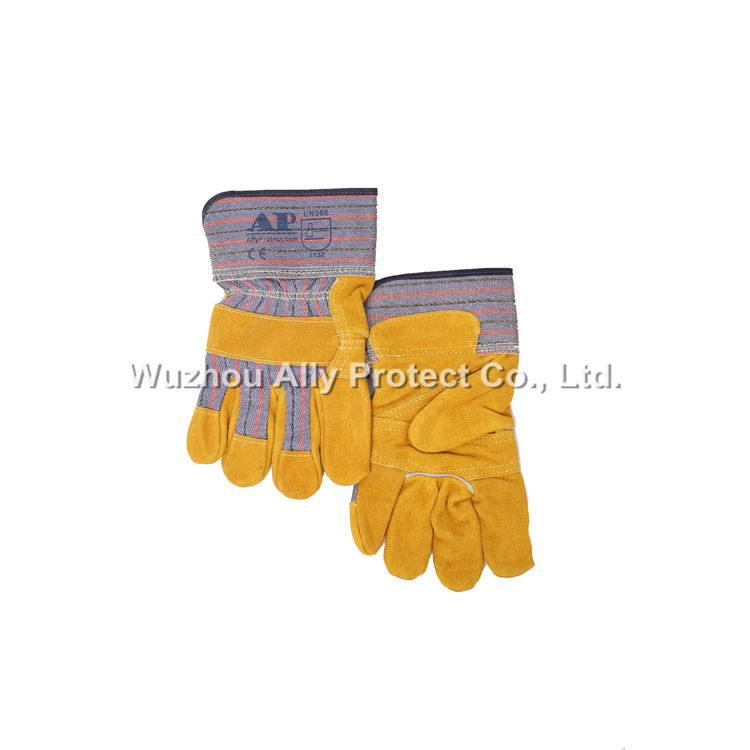 AP-1511 Golden Patched Palm Work Gloves