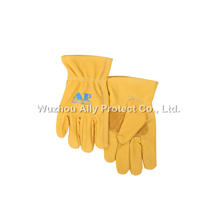 AP-2700 Top Yellow Grain Cowhide Gloves