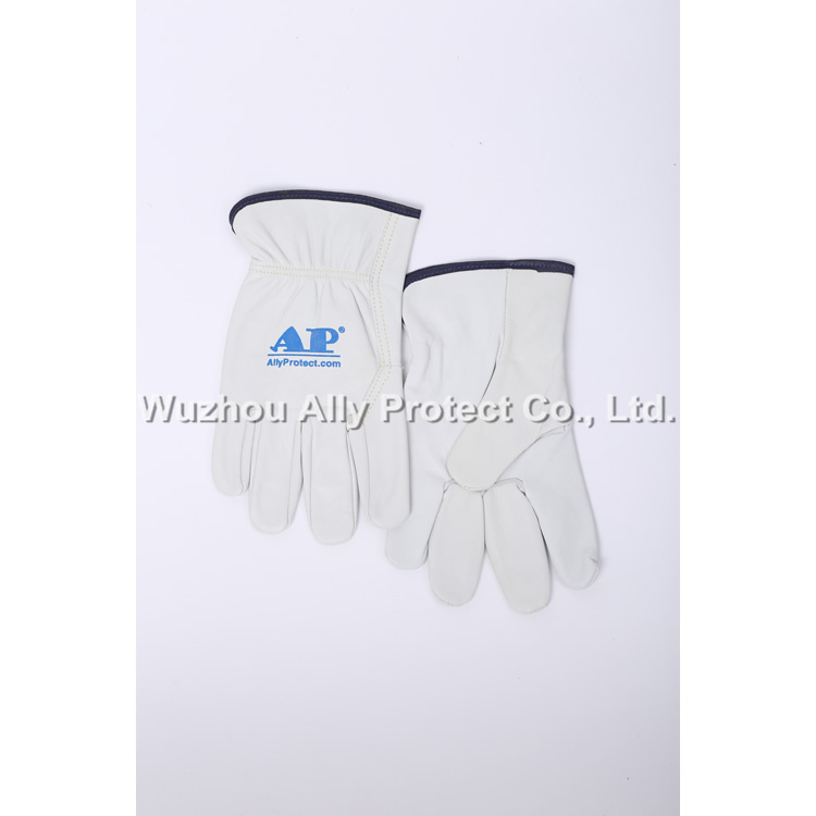 AP-1400 Top Gray Grain Cowhide Gloves