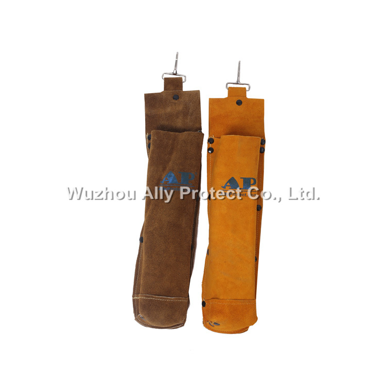 AP AllyProtect.com Flame Retardant split cowhide leather electrodes/welding rod bag Golden